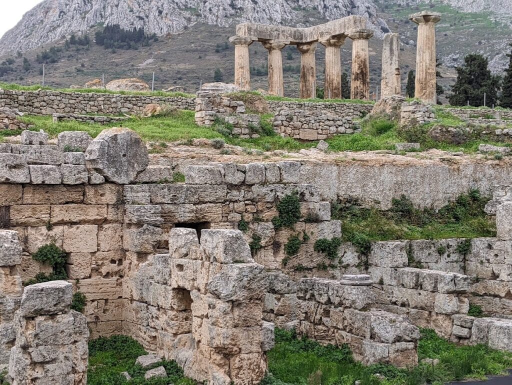 Corinth's ruins