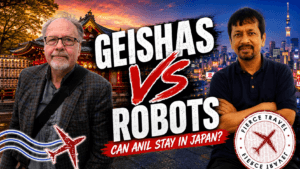 Geishas or Robots, Anil moves to Japan